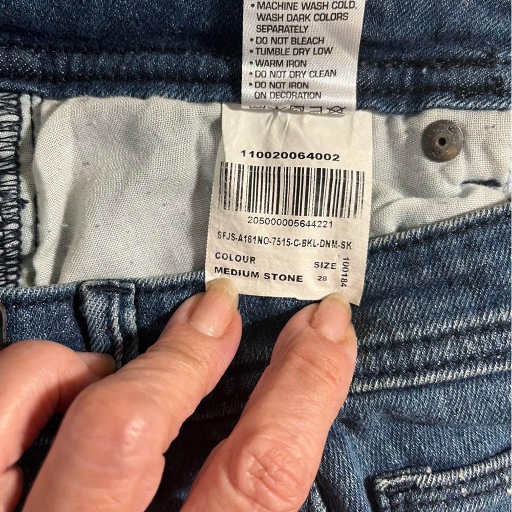 The San Francisco Jean company denim skirt size 28 - Picture 6 of 10